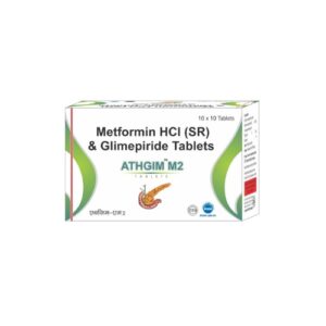 “Metformin HCl SR and Glimepiride Tablets ATHGIM-M2 third party pharma manufacturer and TPM supplier in India”