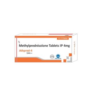 “Methylprednisolone Tablets IP 4 mg Athpred-4 third party pharma manufacturer and TPM supplier in India”