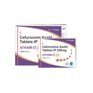 Cefuroxime Axetil Tablets IP 250mg ATHXIM-O 250 antibiotic medicine for bacterial infections