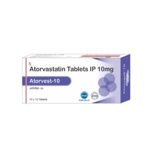 Atorvastatin Tablets IP 10mg (Atorvest-10) third party pharma manufacturing product