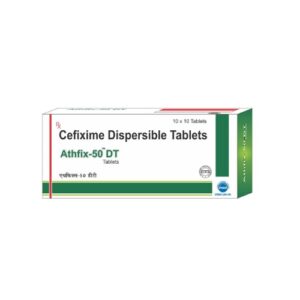 Cefixime Dispersible Tablets Athfix-50 DT antibiotic medicine for bacterial infections