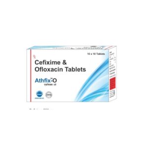 Cefixime and Ofloxacin Tablets Athfix-O antibiotic tablets for third party pharmaceutical manufacturing in India