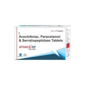 “Aceclofenac Paracetamol Serratiopeptidase Tablets ATHACE-SP third party manufacturing by Athens Lifesciences”