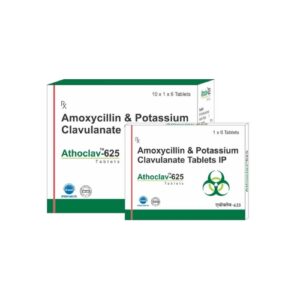 “Amoxicillin and Potassium Clavulanate Tablets Athoclav-625 third party manufacturing by Athens Lifesciences”