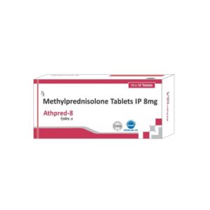 Methylprednisolone Tablets IP 8mg Athpred-8 anti-inflammatory corticosteroid medicine